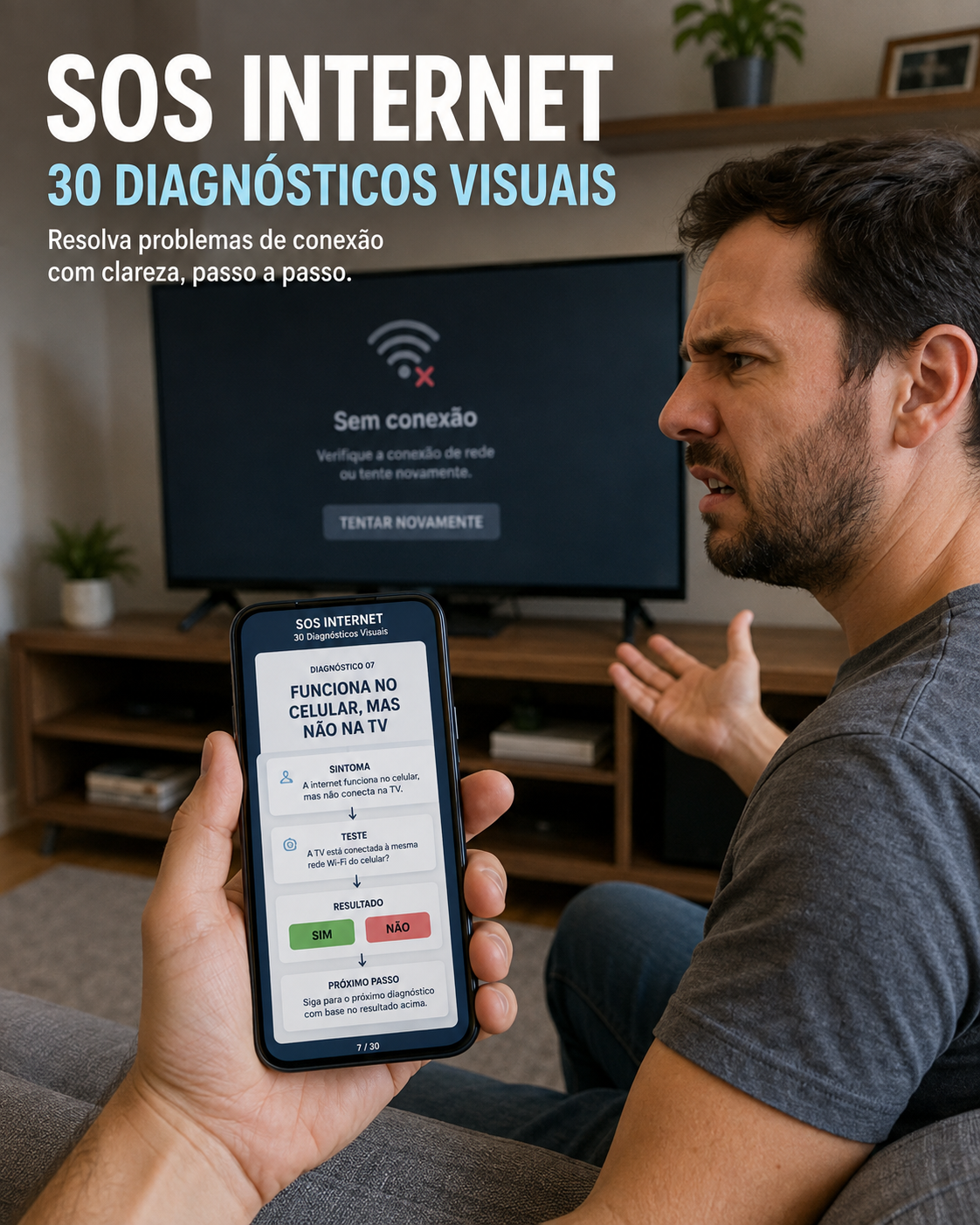 Técnico verificando o cilindro que não se move